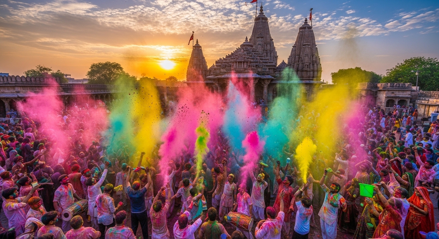 holi in india